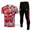 Camiseta De Entrenamiento Manchester United 2022-23 Roja Blanca - Hombre
